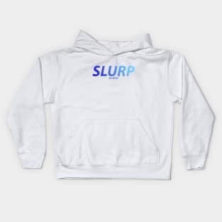 Slurp On Water Hydro Homies Blue Gradient Kids Hoodie